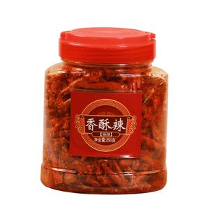 贵州特产黔椒苑香酥辣香辣脆炸辣椒干零食下饭香辣酥脆下酒零食