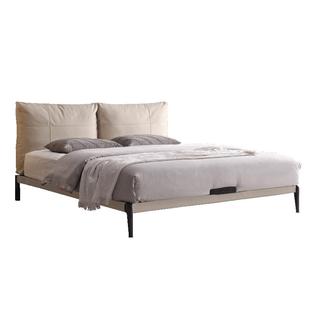 慕思官方旗舰店皮艺床现代简约卧室皮床大床软靠包慕斯双人婚床