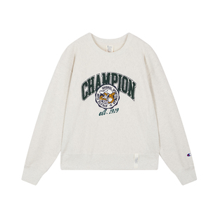 陈芷琰同款Champion冠军卫衣女26春季新款圆领红色上衣美式复古