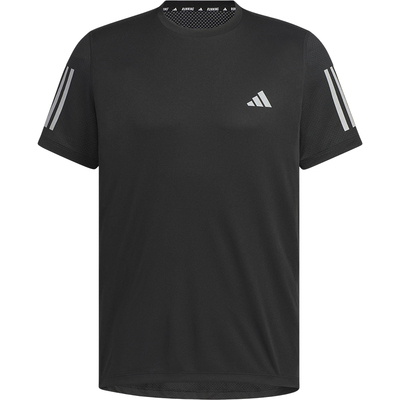 Adidas/阿迪达斯正品2025男士透气训练经典跑步运动短袖JY6982