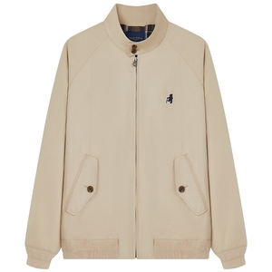 TeenieWeenie小熊男装简约外套2025春季新款立领休闲时尚轻便夹克