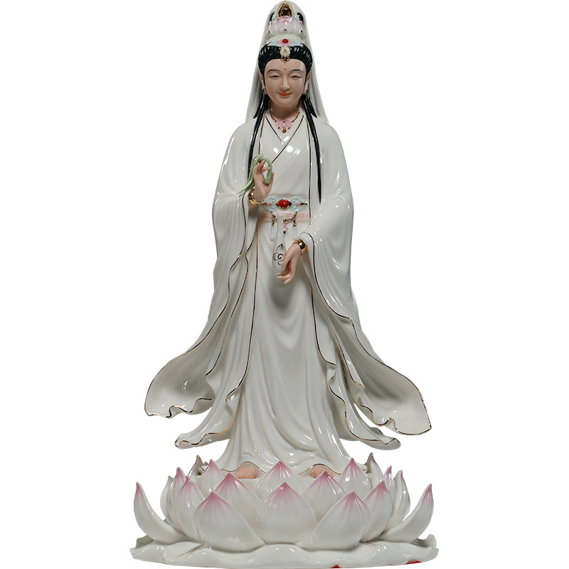 微美陶瓷12至36寸妙善观音佛像