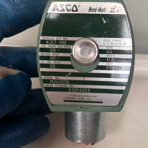 询价-ASCO Red-Hat II电磁阀，型号8320G200，