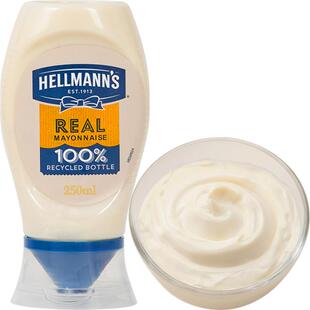 进口好乐门蛋黄酱美乃滋淡味香甜沙拉酱抹面包吐司三明治汉堡家用