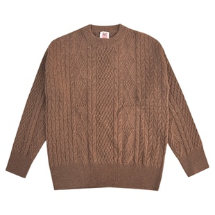 鹿王100%山羊绒衫女圆领针织衫毛衣内搭保暖时尚打底25年秋冬新款