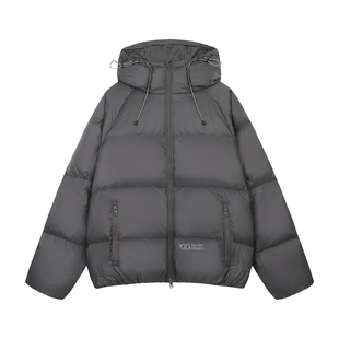 BIPOLAR特氟龙三防新国标羽绒服90白鸭绒轻盈户外连帽保暖外套冬