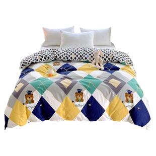 100%纯棉被套单件全棉加厚双人150x200x230学生宿舍1.5米单人被罩