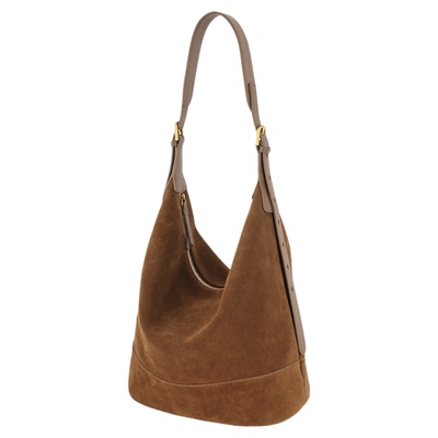 【早春上新】Oinny美拉德包包通勤水桶包牛皮棕色包单肩女包2825