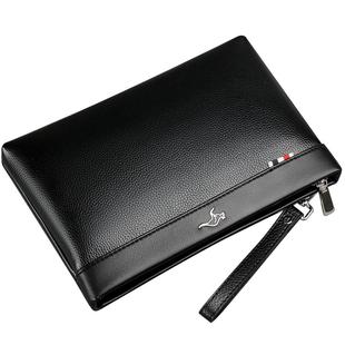 新款男士手拿包软皮商务手包男式夹包信封包钱包手抓包休闲手拎包