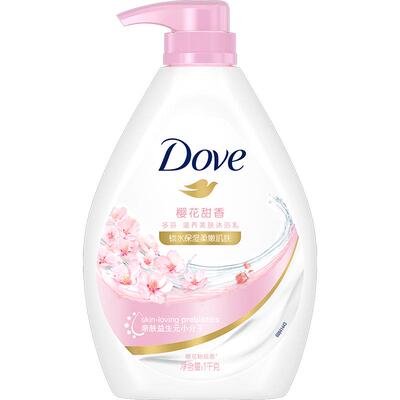 多芬樱花甜香柔润肌肤沐浴露