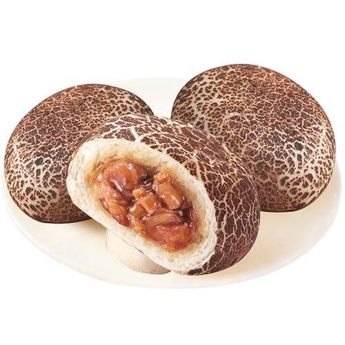 【北记】烧肉蘑菇包广式早茶半成品速冻早餐面点400G/10个