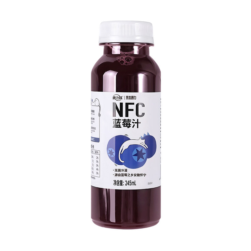 康之味NFC蓝莓汁245ml整箱