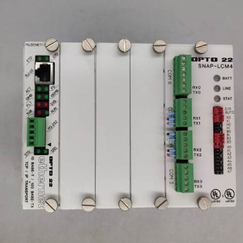 议价奥普图/OPTO 22 SNAP-LCM4 M4SENET-100 控制器带卡 美国原装