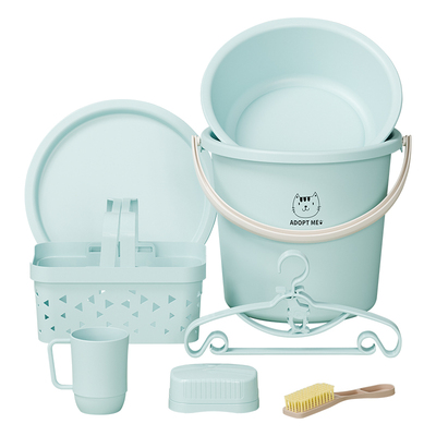 件套宿舍学生家用带盖塑料水桶