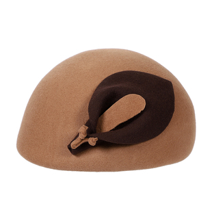 贝雷帽女呢帽英伦百搭女冬帽空姐帽羊毛帽小礼帽女士蓓蕾帽宴会帽