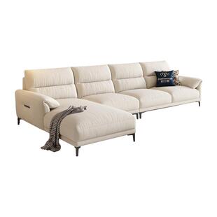 帕沙曼猫抓布艺沙发贵妃组合小户型现代简约客厅大象耳朵转角沙发