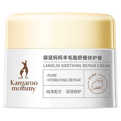 袋鼠妈妈羊脂膏乳房舒缓防皴裂
