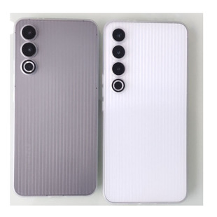 带侧键波条纹薄PP适用魅族20pro/21Pro保护套21note磨砂手机壳 C 光栅无边框无界壳/波澜唯魅科技秒磁吸透明