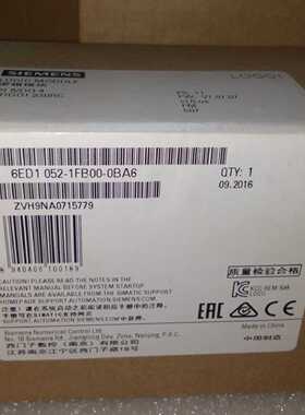 议价6ED1052-1FB00-0BA6 LOGO! 230RC逻辑模块6ED1 052-1FB00-0BA