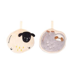 树可擦手巾挂式小毛巾可爱厨房不掉毛加厚抹手帕儿童洗手抹布挂钩