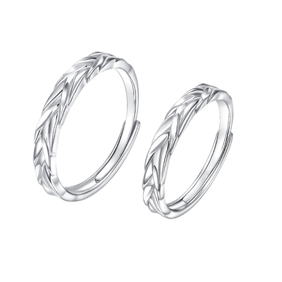 【圣诞礼物】周大生情侣对戒S925