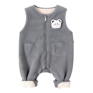 【特价清仓】嘟嘟家宝宝背带裤冬季童装婴儿裤子长裤时髦女童冬装