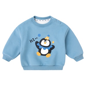 嘟嘟家儿童卫衣红色男童春装长袖上衣