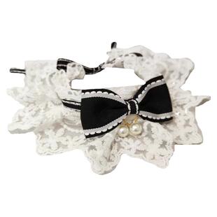 猫咪围脖狗狗口水巾小中型犬围巾围兜可爱布偶泰迪围嘴宠物饰品