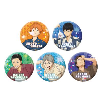 OMAMORI&潮可玩 正版 排球少年 双闪吧唧 日向翔阳影山飞雄徽章