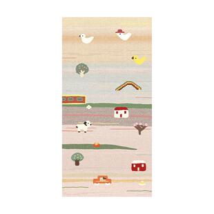 CCF 假日旅行 可拆洗机洗床边毯卧室儿童房地毯无胶房间装饰卡通