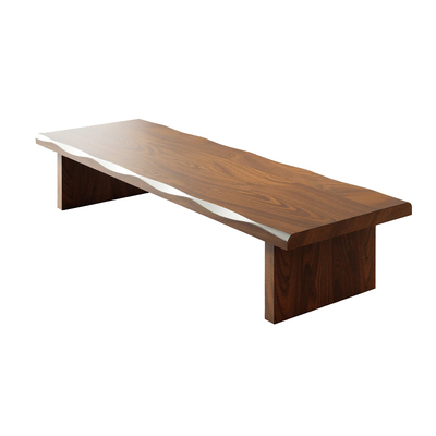 多材质可定制实木书桌茶桌一体