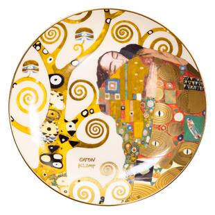 德国Goebel进口陶瓷盘子家居装饰品精致挂盘欧式挂件礼品Klimt