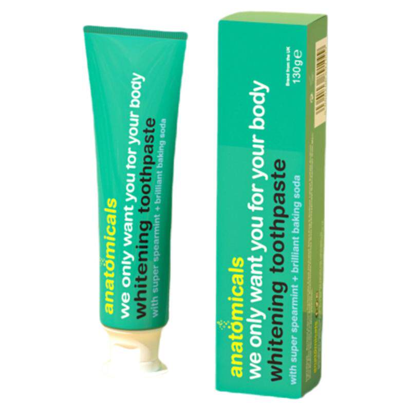 英国安娜小绿管小苏打美白牙膏130g清新口气