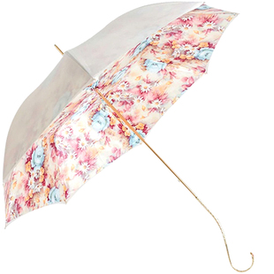 Pasotti葩莎帝意大利花朵伞面复古手柄手工定制女士防晒晴雨伞