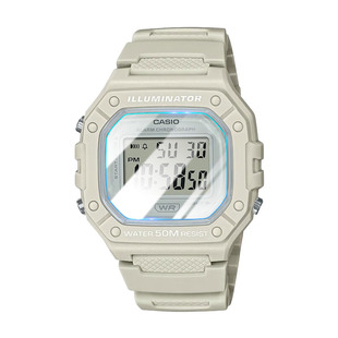 适用卡西欧W-218H手表钢化膜复古小方块W-218H屏幕保护膜防刮CASIO数显电子表W218H镜面防爆玻璃贴手环高清膜