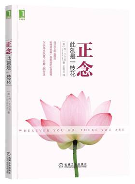 正念 此刻是一枝花 正念减压之父乔卡巴金经典力作 修身养性正能量积极心理学自我调节 机械工业出版社 新华书店旗舰店正版图书籍