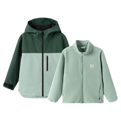 巴拉巴拉儿童冲锋衣三合一可拆卸