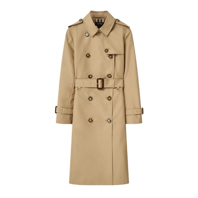 Scofield女装复古英伦长款风衣