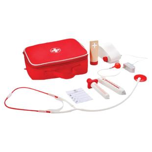 Hape仿真医疗包儿童小医生玩具套装过家家打针医药箱听诊器女男孩