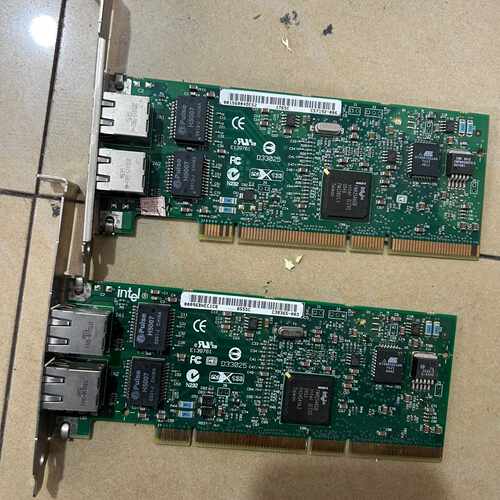 Intel双口千兆网卡，D33025，件，正常使用—议价