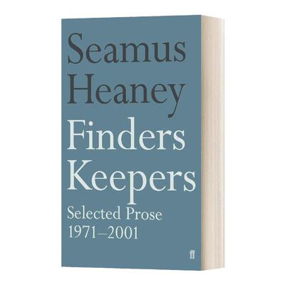 Finders Keepers 谢默斯希尼 诗歌集 英文原版文集书籍