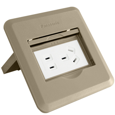 松下树脂平推式dufc312地板插座