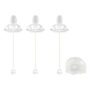 通用欧贝妮护唇学饮鸭嘴直吸嘴软硅胶防胀气奶嘴宽口径奶瓶配件