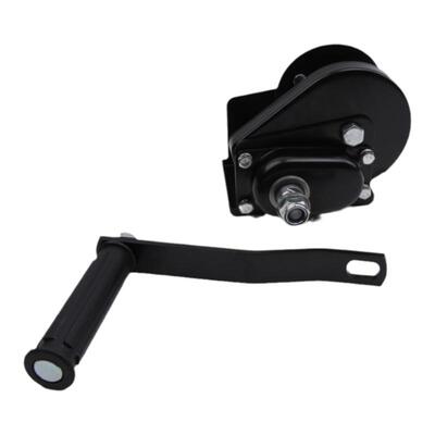 自锁手摇绞盘迷你800磅双向刹车