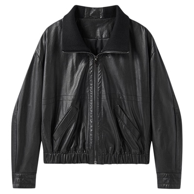 全植鞣工艺英国进口绵羊皮衣女