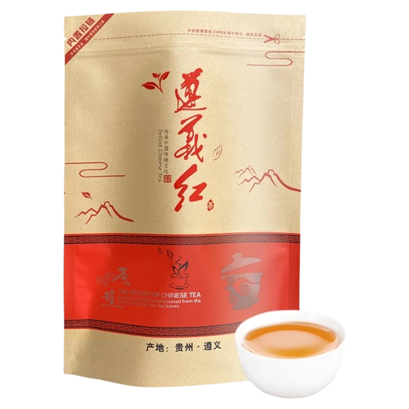 遵义红茶贵州高山茶叶特级明前新茶正宗功夫红茶蜜香自己喝散装