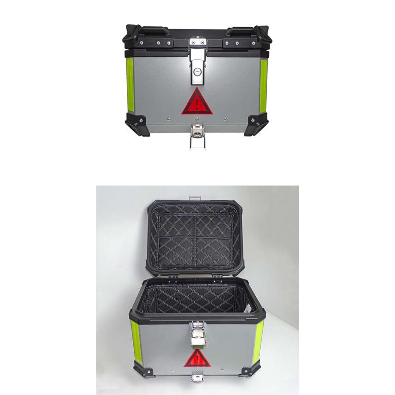 托斯特摩托车铝合金尾箱后备箱踏板车电动车行李箱工具箱通用