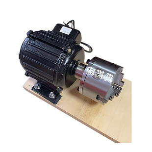 电机卡盘法兰盘钢体电机轴配卡盘连接盘三爪四爪diy电机法兰盘