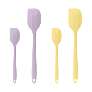 JS硅胶刮刀家用一体式蛋糕刮板耐高温食品级奶油铲子抹刀烘焙工具