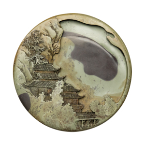 善琏湖笔孤品苴却砚文房四宝砚台